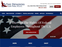Tablet Screenshot of fedemploymentlaw.com